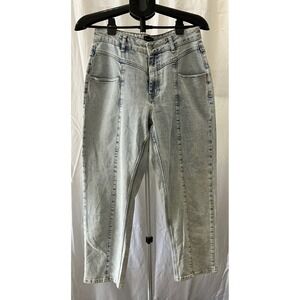 Phase Eight Jeans Size UK 12/US 8 Light Wash Denim Cropped‎ Relaxed Fit Casual